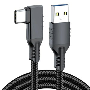 USBType-C�P�[�u��L���^3MUSB-AtoUSB-C�P�[�u��VR�pUSB3.2(Gen2)10Gbps�����f�[�^�]��QC3.0�Ή�3A�}���[�dQuest3s/2/1/Pro/Pico4�APC�AMacBook