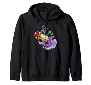 AstronautPsychedelicRidingRocketMushroomMagicAlien�W�b�v�p�[�J�[