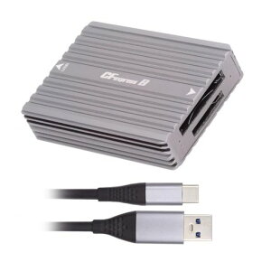 CY�J�[�h���[�_�[USB3.1Type-CUSB3.0Type-A����CFExpress�g��CFEType-A�����Type-BCFAR5Z6Z7CFB�������J�[�h