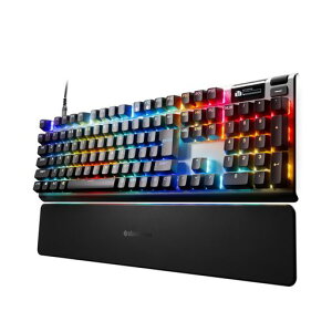 SteelSeries ���s�b�h�^�b�v ���s�b�h�g���K�[ �Q�[�~���O�L�[�{�[�h �L�� ���{��z�� �h���݌v ���C�z�[�����ʃZ���T�[ OmniPoint�X�C�b�` �L�@EL�f�B�X�v���C���� Apex Pro Gen 3 JP �u���b�N �t���c