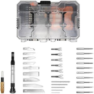 WINGONEER MT34 34 in 1���@�\DIY�C���c�[���Z�b�g�����`�h���C�o�[�t���h�����O���[�u���[�h���{��Ƃ���ѓd�q�@�탁���e�i���X�p�̃n���h�c�[��