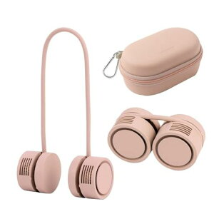 DANSOON�񂩂���@�l�b�N�o���h�t�@��Rolling[�n���Y�t���[360�x�p�x�����\�ᑛ��BLDC���[�^�[���ڕ���3�i�K���߃R���p�N�g���[���y�ʃP�[�X�t���l�b�N�t�@��]DSN26607PK�X���[�L�[�s���N