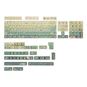 KiiBoomXCosydiariesRainyFroggyDay�L�[�L���b�v�Z�b�g144�L�[���J�j�J���L�[�{�[�h�pMOA�v���t�@�C��PBT�J�X�^���L�[�L���b�v