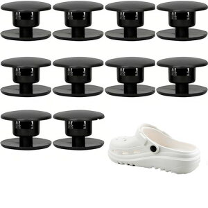 Coehaopike10個セットクロッグサンダル補修部品リペアパーツリベットボタン靴用クロコボタン外れたストラップの修理