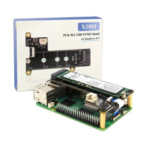 GeekwormX1001V1.1PCIeNVMeM.2SSD2280g{[hARaspberryPi5ɓKp