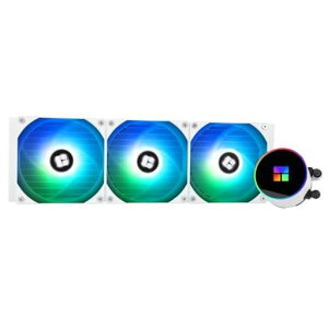 ThermalrightFrozenMagic360WhiteARGBV2CPUウォータークーラー、効率的なPWM制御ポンプ、AMD:AM4/AM5、Intel