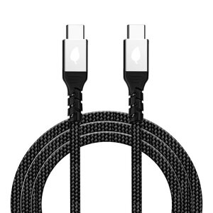 GUIXIANKE 1.5m USB Type C �P�[�u���yPD�Ή� 60W/3A/USB 3.1 10Gbps�f�[�^�]���z�������[�d 4K �f���o�͑Ή� �����ϋv iPhone 16 �[�d�P�[�u��/iPhone 15 �[�d MacBook