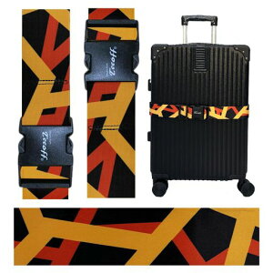 TeeoffLuggageStrapsSuitcaseBelts�ו��X�g���b�v�X�[�c�P�[�X�x���g�g���x���o�b�O�A�N�Z�T���[���߉\��220CM(Geometric)