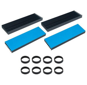 4�Z�b�g�A���~�j�E�������F�q�[�g�V���N70x22x6mm�A���M�ڒ��e�[�v�t��!PC/PS5M.2SSD/CPU/IC�`�b�v��p�K���@��p�ɓK�p(�q�[�g�V���N4��+���o�[�����O8��)