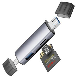 y2-in-1zSDJ[h[_[Type-C3.0&USB2.0]ΉAndroidX}z^ubg/MacBook/iPhone16/15V[Y/iPadPro/WindowsPCɓKp