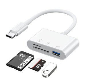 SD/}CNSD/USB3.0J[h[_[AUSB-CtoMicroSDSDXCSDHCUSB3.0OTGUSBA_v^TFTypeCGalaxyAHuaweiA^ubgAbvgbvAMacBookpuv