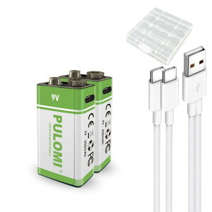 USB`ECI[d9Vobe[Ae650mAh9Vdr[d9V`A1.5H}[dA1200TCNATypeC|[gP[utA2pbNrechargeablebattery9v