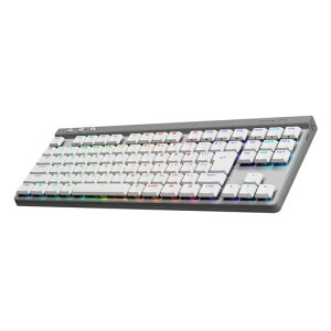 Logicool G �Q�[�~���O�L�[�{�[�h G515 LIGHTSPEED TKL ���^ ���C�����X �e���L�[���X �L�[�{�[�h G515-WL-LNWH ���j�A �Ԏ� �Â��ȃ^�C�s���O ���{��z�� LIGHTSPEED Bluetooth �ڑ��Ή�