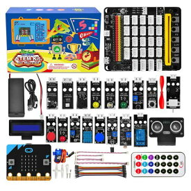 OSOYOOBBCmicro:bit(マイクロビット)初心者向けプログラム・STEM学習ビジュアルプログラミングキット(micro:bit基板付き)