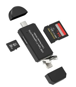 iPhoneSDJ[h[_[}CNsdA_v^[^Cvc}CNusbCgjOPC(4in1)ϊTFMicroSDtbVJ[hACtHLightningAndroidMicroUSBUSB-C