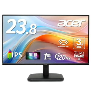 Acer���j�^�[23.8�C���`�t��HD�����IPS120Hz1ms(VRB)sRGB99%AdaptiveSyncHDMI1.4�~�jD-Sub15�s���X�s�[�J�[�E�w�b�h�t�H���[�q�������͒[�qVESA�}�E���g�Ή�