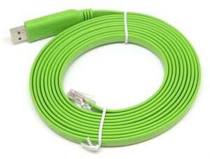 KAUMOCONSOLE(RJ45)USB�ϊ��R���\�[���P�[�u��(�O���[��3.6mFTDI�`�b�v)