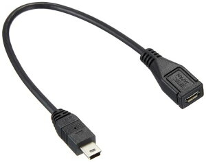 �ϊ����l �f�W�^���J���� PHS�p USB�P�[�u�� MiniB �I�X - microB ���X USBM5A/MCB20F