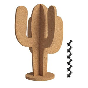 FebDawnかわいい鉢植えサボテンデスクトップコルクボード-多機能掲示板ホームオフィス学校用