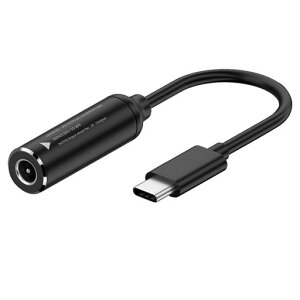 CY�P�[�u��DC20V�W���b�N5.5x1.7mm����USB-CType-C�o��90�x���p�d���v���O�[�d�P�[�u��65WPD9V5V20V