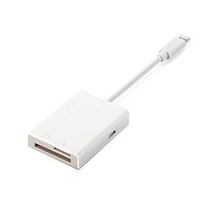GRJ[h[_[LightningRlN^ڑyMadeforiPhone/iPad擾zType-CA_v^tSD+microSDΉMacWindowsΉP[u7cmzCgMR-LC201WH