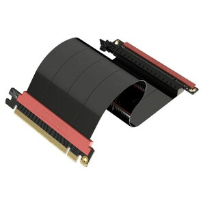 LINKUP - AVA5 PCIE 5.0 ���C�U�[�P�[�u�� | RTX5090 RX9070 GPU�ɑΉ� | x16 128GB/s���x | PCIe 4.0�ƌ݊������� | ITX�p�ɐ݌v���� | �V���O�����o�[�X�X�g���[�g �u���b�N