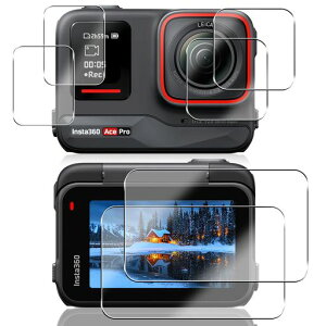 AQXNG�Ή�Insta360AcePro�ی�t�B�����K���X�t�B�����y6���Z�b�g�z�C���X�^360acepro�p�̃t�B���������K���X��ʕی�J�o�[���{���Ɏq���d�x9H�ϏՌ���U�h�~�C�A�[���\��t���ȒP