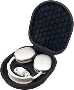 MocamoroAirPodsMax�P�[�X�w�b�h�t�H�����[�o�b�O�n�[�h�P�[�X�X���[�v���[�h�Ή��|�[�^�u�����s�g�їp�G�A�|�b�Y�}�b�N�X�ی�u���b�N