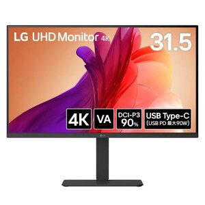 LG���j�^�[�f�B�X�v���CLGUHDMonitor4K32U720A-B31.5�C���`/4K(3840x2160)/DCI-P390%/HDR/�A���`�O���A/HDMIx2/DisplayPort/USBType-C(USB