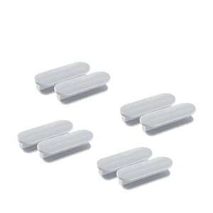 取っ手引戸用取手引き戸開閉補助引き戸引き手窓/網戸/引き出し/戸棚/ドア用楽ちん引手両面テープ式超便利8個セット補助ハンドル粘着式補助取っ手(グレー)