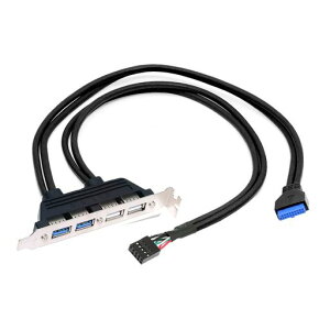 cableccUSB2.0&USB3.04X}Egpl-9s19s20s}U[{[hobtP[uPCIuPbgt50cm