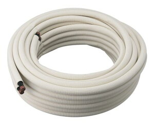 SANEI(サンエイ)【追い焚き付給湯器と一口循環接続金具の接続用】保温材付ペアホース20M巻き保温材厚み3mmT4203-862-15A