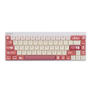 Syntech Chronos 68 �z�� 3 ���[�h�ڑ����[�v�������J�j�J���L�[�{�[�h|2000mAh �o�b�e���[ �����ԋ쓮 PBT �ϖ��ՃL�[�L���b�v �o�b�N���C�g ���������\�r�T�|�[�g �I�t�B�X/�Q�[�~���O�Ή�|�ԐF