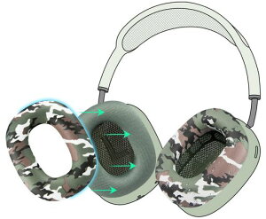 SOULWIT�C���[�p�b�h�J�o�[�P�[�XforAirPodsMax�p���΍�V���R���C���[�J�o�[�ȒP�N���[�j���O�ی�P�[�X�����򉻂Ȃ��h�o�W���ł̃G�N�T�T�C�Y�ɉ��K�t�B�b�g(�J���O���[��-1�y�A)