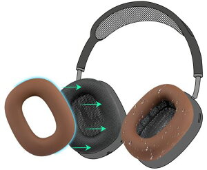 SOULWIT�C���[�p�b�h�J�o�[�P�[�XforAirPodsMax�p���΍�V���R���C���[�J�o�[�ȒP�N���[�j���O�ی�P�[�X�����򉻂Ȃ��h�o�W���ł̃G�N�T�T�C�Y�ɉ��K�t�B�b�g(�R�[�q�[-1�y�A)