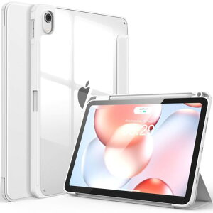 GreenLawiPad10世代ケースipad11世代ケース(A16)202210.9インチ耐衝撃オールラウンド保護防汚テクノロジー肌に優しいレザー透明アクリルバックパネル三つ折りスタンドペンオーガナイザー付き(…