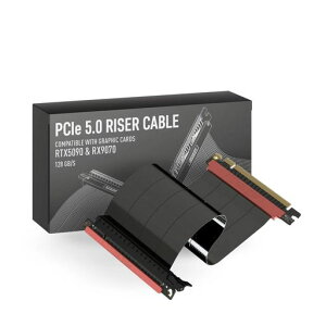 LINKUP - AVA5 PCIE 5.0 ���C�U�[�P�[�u�� | RTX5090 RX9070 GPU�ɑΉ� | x16 128GB/s���x | PCIe 4.0�ƌ݊������� | ITX�p�ɐ݌v���� | �V���O�����o�[�X�X�g���[�g �u���b�N