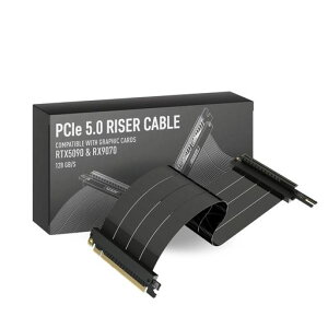 LINKUP-AVA5PCIE5.0���C�U�[�P�[�u��|RTX5090RX9070GPU�ɑΉ�|x16128GB/s���x|PCIe4.0&WRX80/WRX90E�ƌ݊�������|���p�u���b�N28cm(�S��32cm)