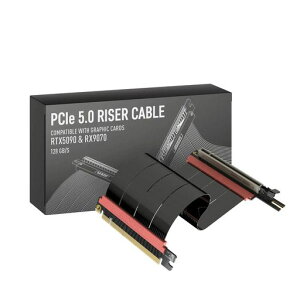 LINKUP - AVA5�A�[�}�[PCIE 5.0 ���C�U�[�P�[�u�� | RTX5090 RX9070 GPU�ɑΉ� | x16 128GB/s���x | PCIe 4.0 & WRX80/WRX90E�ƌ݊������� | ���p �u���b�N 20cm(�S��
