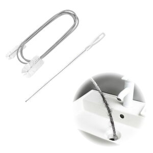 Doyimeパイプブラシ洗浄用【2個セット】ホースクリーナー排水溝ブラシホースパイプブラシ螺旋式ステンレス製柔軟詰まり取り折り曲げ折り畳み可能髪の毛を掃除詰まり解消風呂キッチン用