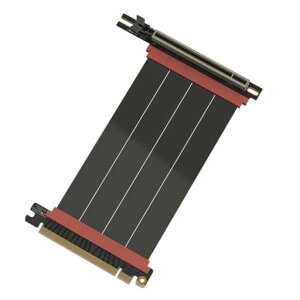 LINKUP - AVA5�A�[�}�[ PCIE 5.0 ���C�U�[�P�[�u�� | RTX5090 RX9070 GPU�ɑΉ� | x16 128GB/s���x | PCIe 4.0 & WRX80/WRX90E�ƌ݊������� | �E�p �u���b�N 15cm(�S��