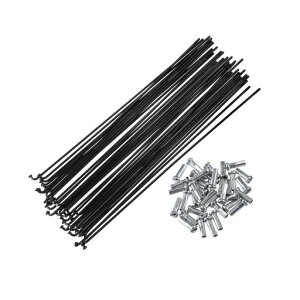 BULLSPANN自転車用スチールスポーク14G自転車スポーク192mmニップル付き36個