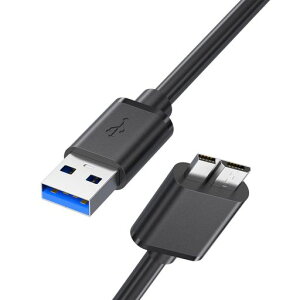 USB3.0�n�[�h�f�B�X�N�P�[�u��1.5mUSB-Atomicro-B�����f�[�^�]��5Gbps�O�t��HDD/SSD�Ή��}���[�d�ϖ��Ճu���b�N