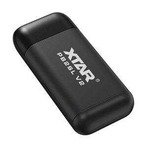 XTAR PB2SL V2 �ő�2AX2 �}��USB�[�d�� Li-ion�[�d�r��p QC3.0+PD3.0+AFC+FCP+SCP 3.6V 3.7V 18650/18700/20700/21700 Type-C���� Type-C/USB-A�o��