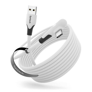 Syntech�����N�P�[�u��16�t�B�[�gMeta/OculusQuest3/Quest3S�APico4/Ultra�A�N�Z�T���[VR�w�b�h�Z�b�g�Ή��A�����f�[�^�]���R�[�hUSB3.0�P�[�u���^�C�vCLED���C�g�A�Q�[��PC/Steam
