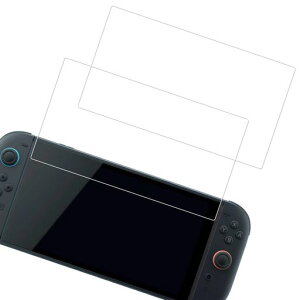 HUAKE���Y�Ɏq�f�ސ�Switch2/�X�C�b�`2�p�K���X�t�B���������K���X�d�x9H�t���ی�t�B����(2��)