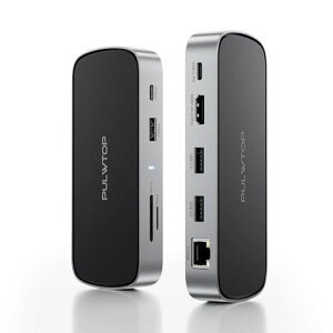 PULWTOP10in1^hbLOXe[VUSBCPChbN(A_v^[܂܂Ȃ)1xHDMI4K@120Hz/8K@30Hz+2.5GC[Tlbg+2xUSB-A2.0+USBA/C