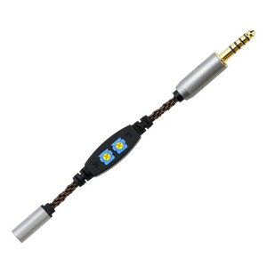 okcscADC8変換ケーブルインピーダンスアダプタ0-100Ω調整可能イヤホンジャック変換4.4mm(オス)-3.5mm(メス)8芯OFC低域調整機能搭載イヤホン・ヘッドホン、アンプ、オーディオプレーヤー等に適用