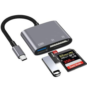 y2024MFiKFؕizUSB-CSDJ[h[_[3in1}`ϊA_v^OTG@\Type-CUSBJA_v^ʐ^/rfI]of[^]USB-C/SD/TF/USBJ[hƌ݊ݒsv