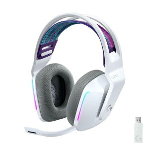 Logicool G ���C�����X �Q�[�~���O�w�b�h�Z�b�g G733 LIGHTSPEED G733-WHn 7.1ch �}�C�N�t�� 266g �y�� 58���ԘA���g�p�\ USB ���V�[�o�[ LIGHTSYNC RGB PS5 PS4 PC Windows